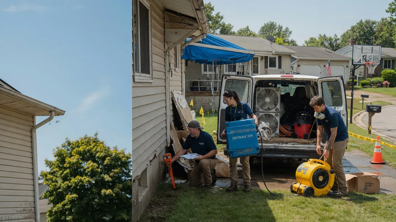 Ceiling Leak Cleanup in Mcguffey, OH near me